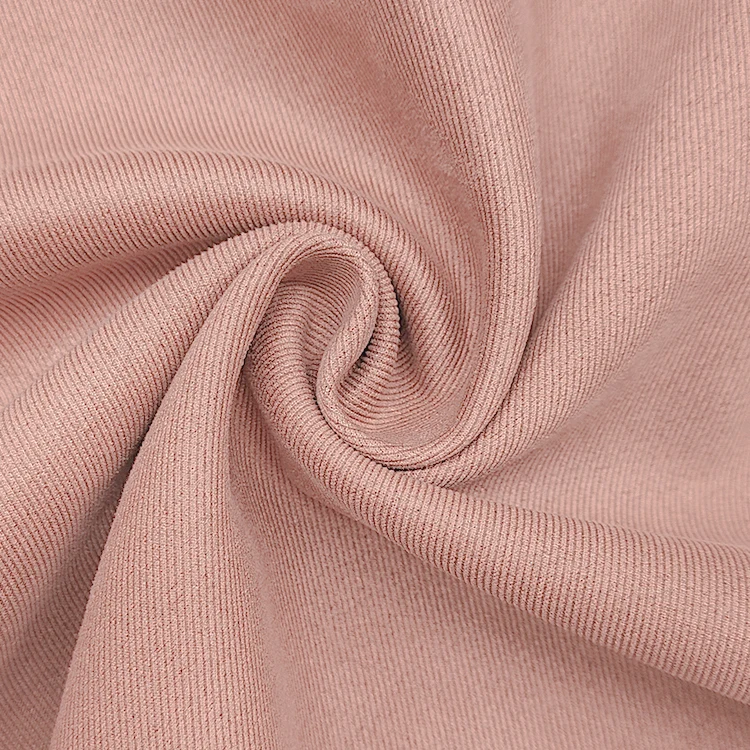 Soft Hand Feel Suede Fabric Double Material, Solid 95 Polyester 5 Spandex Material Double Suede Fabric/ details