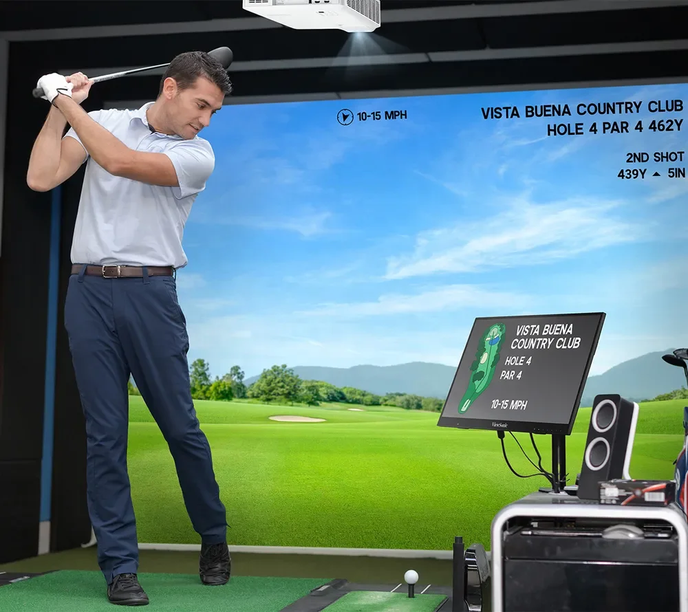 4Kプロ仕様設置型短焦点レーザープロジェクター（6500ルーメン