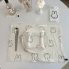Ensemble Miffy en fil de coton : 2 sets de table + dessous de verre