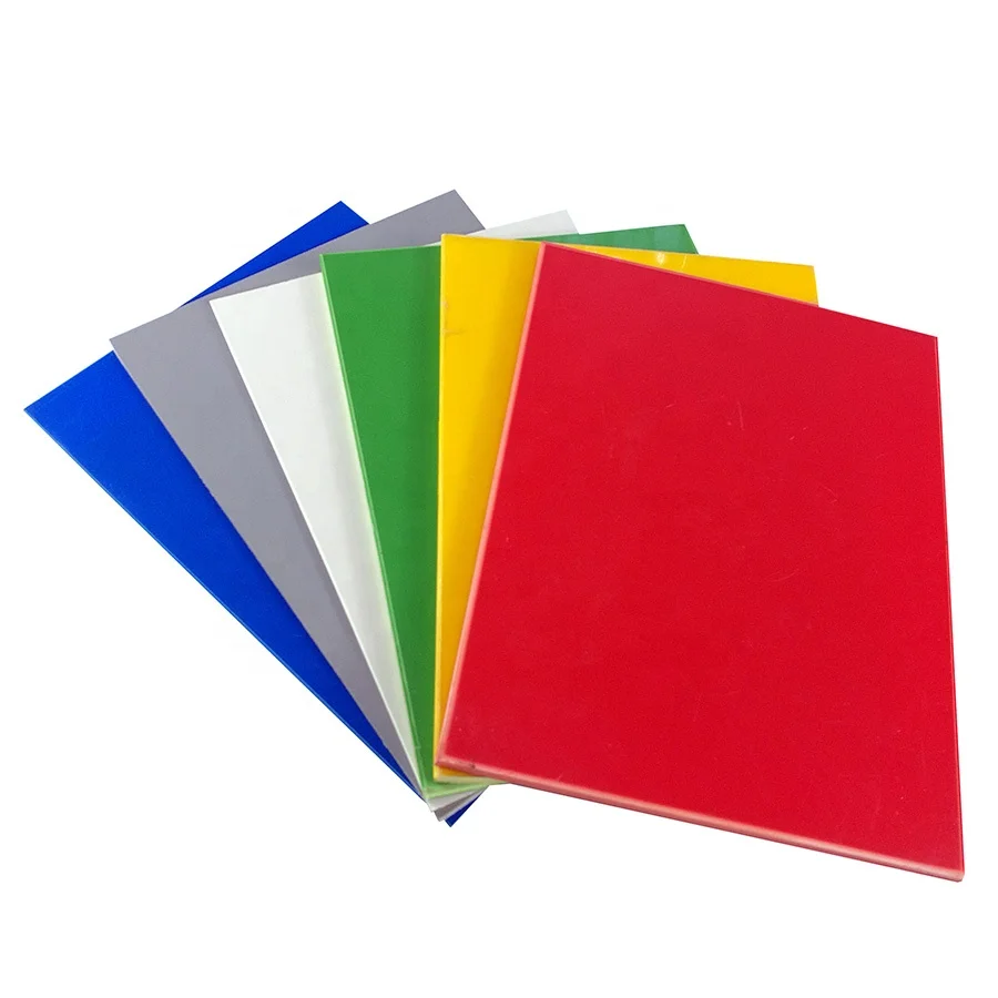 UV Printing Colored Textured ABS Plastic Plate Sheet for Vacuum Forming