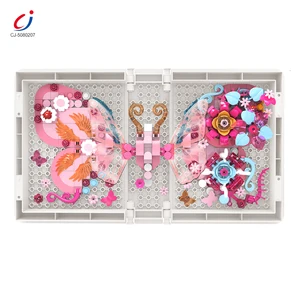 Chengji Creative Educational Toy Building Blocks Sets Cartoon Book Design Model butterfly Block Education