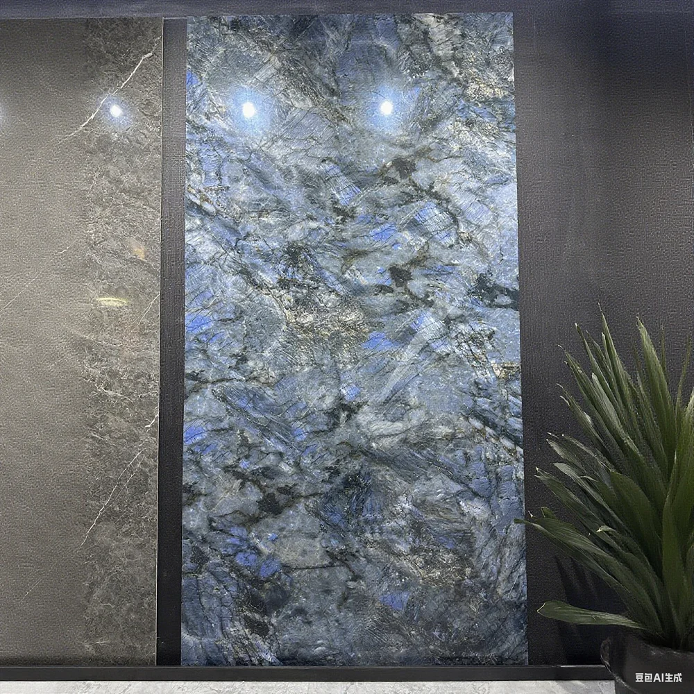 Blue Sintered Stone Big Slab One Top Solution for Glazed Slab Tile Sintered Stone
