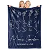 03-custom Blanket With 3-5names