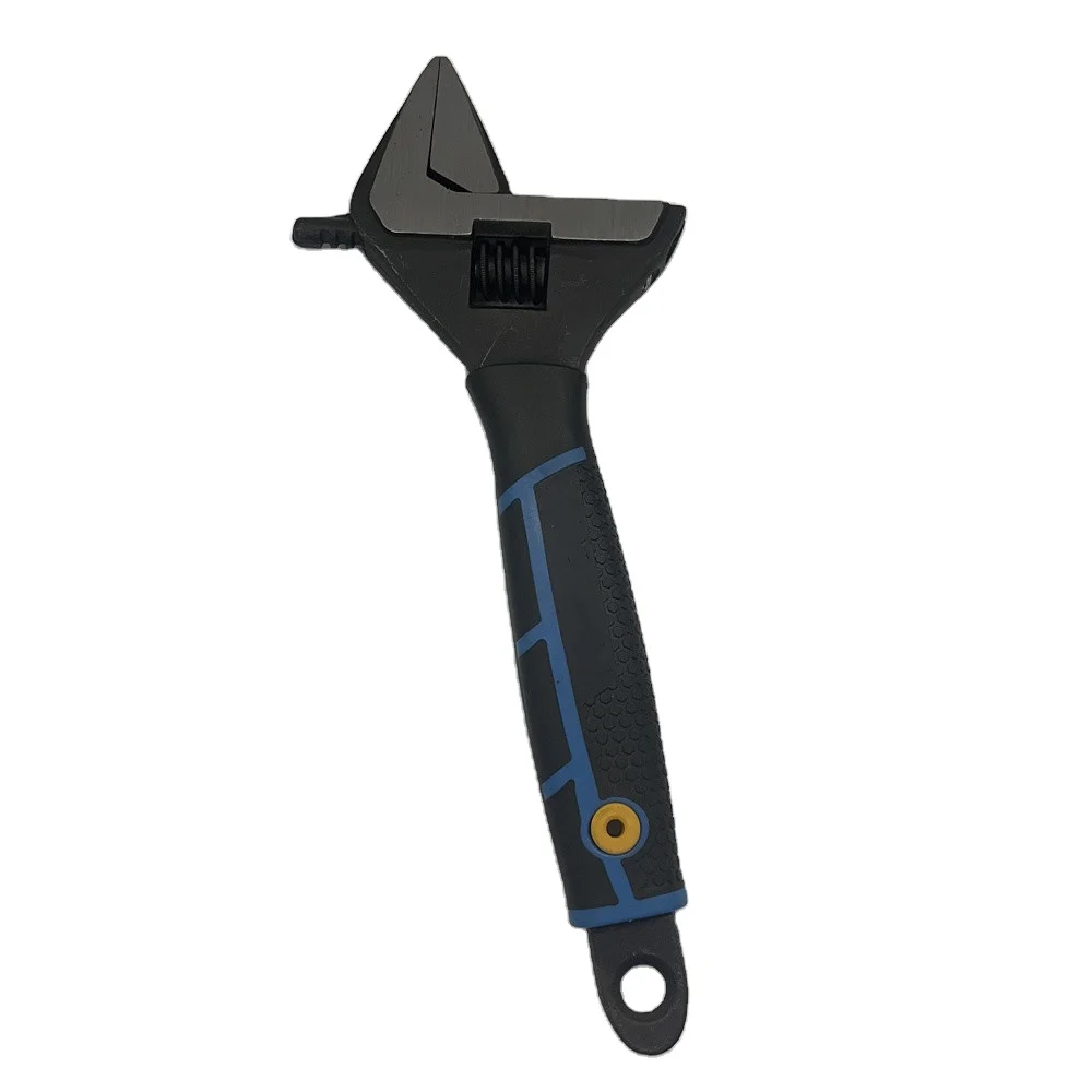 Heavy Duty Large Opening Soft Handle Pipe Movable Multifunction Adjustable wrench