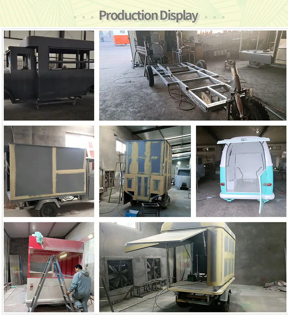 Oem Fruit Vegetable Salad Ice Cream Cart Mobile Food Vending Van Customized Electric Food Trucks