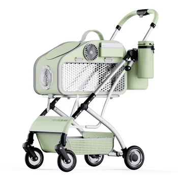 Cat Dog Pet Stroller Pet Travel Strolling Cart  with high quality