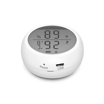 Tuya Smart Zigbee Temperature and Humidity Sensor with Digital LCD Display  - China Temperature and Humidity Sensor, Humidity Sensor