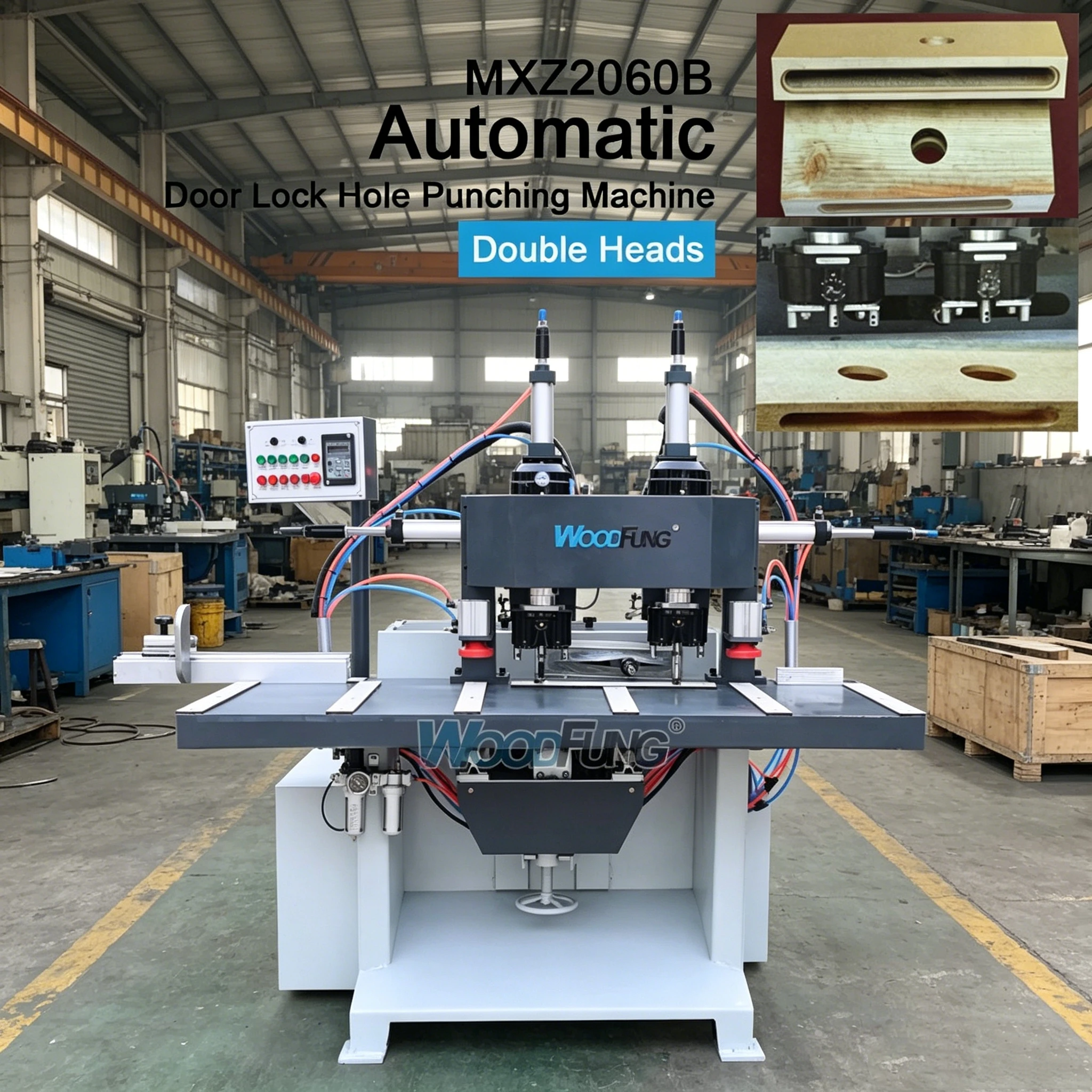 Wood Door Lock Hole Drilling Machine - Easy & Efficient