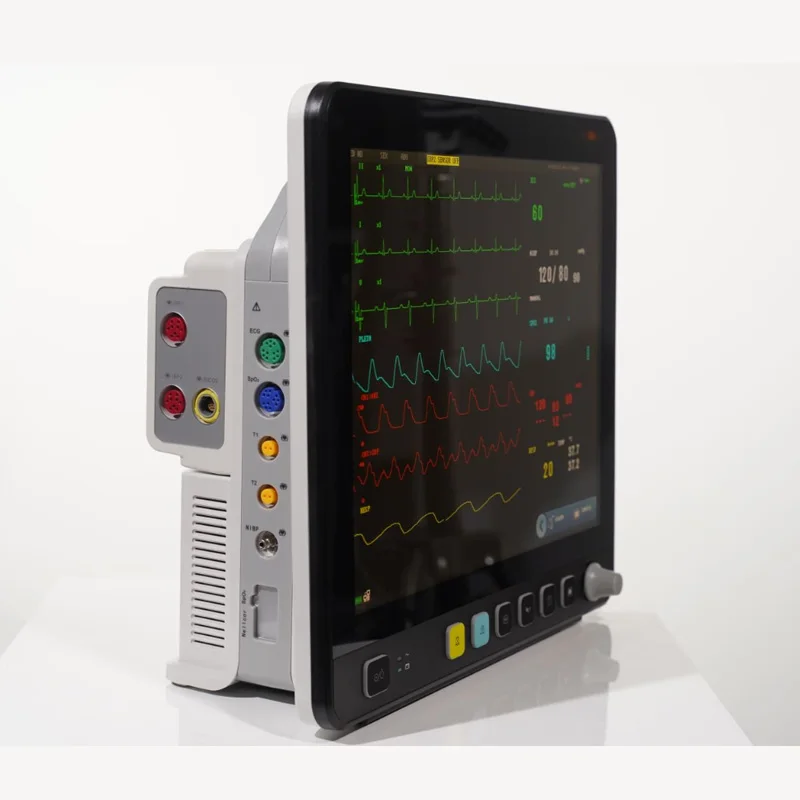 Portable Veterinary Vital Signs Monitor Multiparameter Digital Pet Animal Electrocardiograph for Anatomy Appliances Vet Monitor