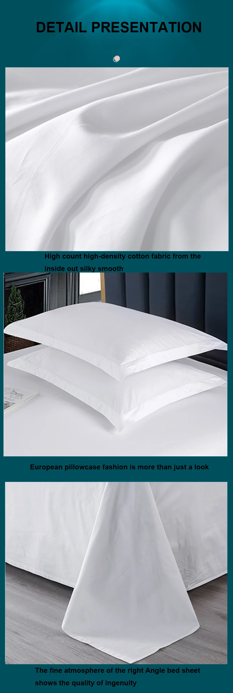 Cotton custom hotel bed sheet sheet and quilt set custom LOGO Bedding Cozy hotel sheets bedding set supplier