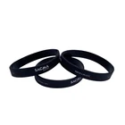 Silicone Bracelet Personalized Silicone Debossed Logo Rubber Bracelet Black Custom Silicone Wristbands Bracelet
