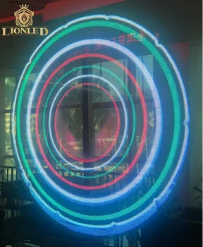 Lionled P2.6-6.25 Indoor P3.91 Transparent Led Display Led Display s Mounted-in-glass Video Wall 500*1000 mm