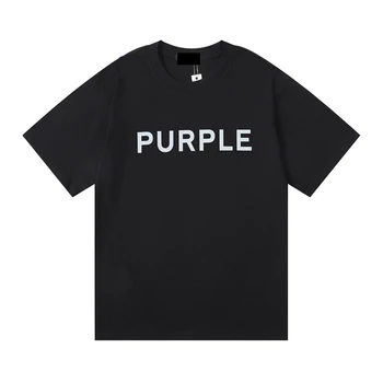 Color designer  name T-shirts Men plus size oversize Tee T-shirts custom logo purple brand designer T-shirts