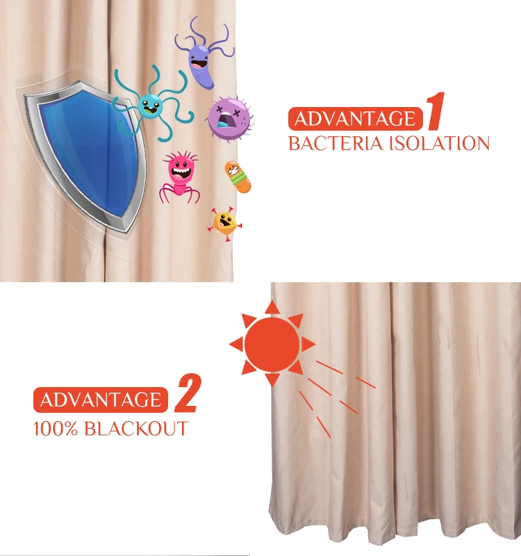 Factory Direct Supplies Fabric Three Layers 100% Sunshine Block Curtain Fabric Multi Color Available Linen Curtain Fabric