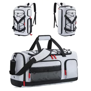 Carry on Weekender Bag Workout Overnight Backpack Gym Bag Sports Travel Duffel Bag for Women & Men with Shoes Compartment