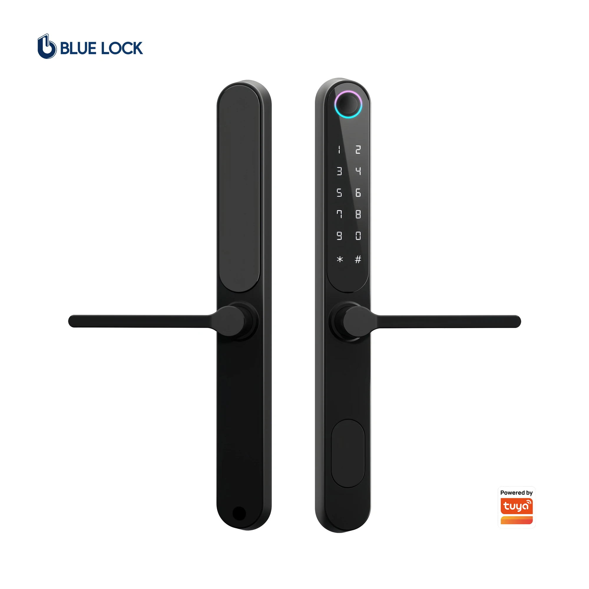 Bluelock Waterproof Tuya Compatible Smart Lock for Steel/Aluminum/Wood Aluminum Alloy Wi-Fi for Mobile Access Keypad App