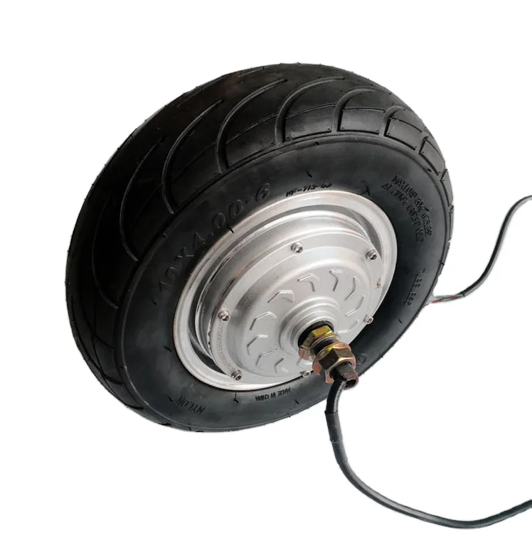 10 Inch 36v 48v 500w Hub Motor Scooter Motor with 10*3.0 Tire