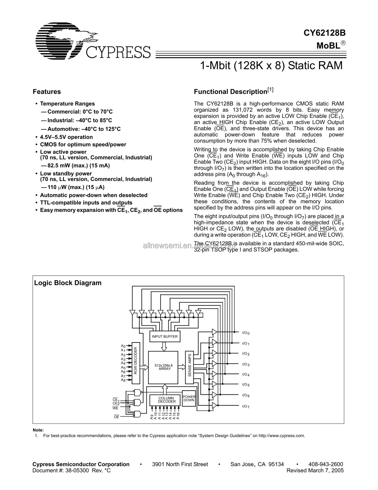 CY62128BLL-70SI (1)