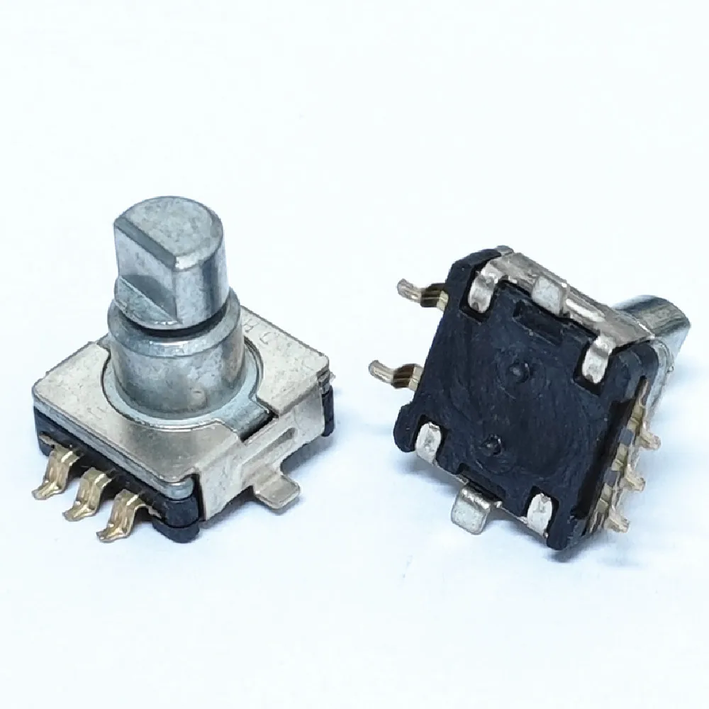 スイッチ付き360度SMDインクリメンタルロータリーポジションエンコーダ