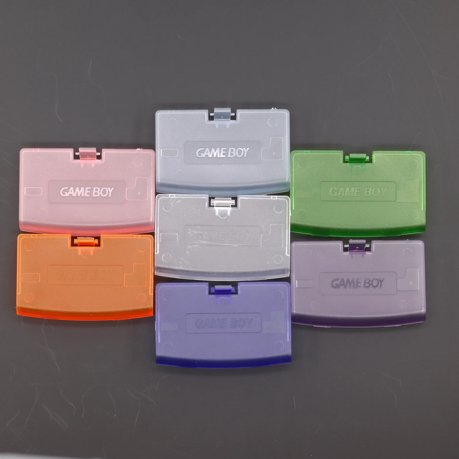 Limentea Battery Pack Back Door Cover Lid Case for Gameboy Advance GBA Console Accessories Replacement (Clear