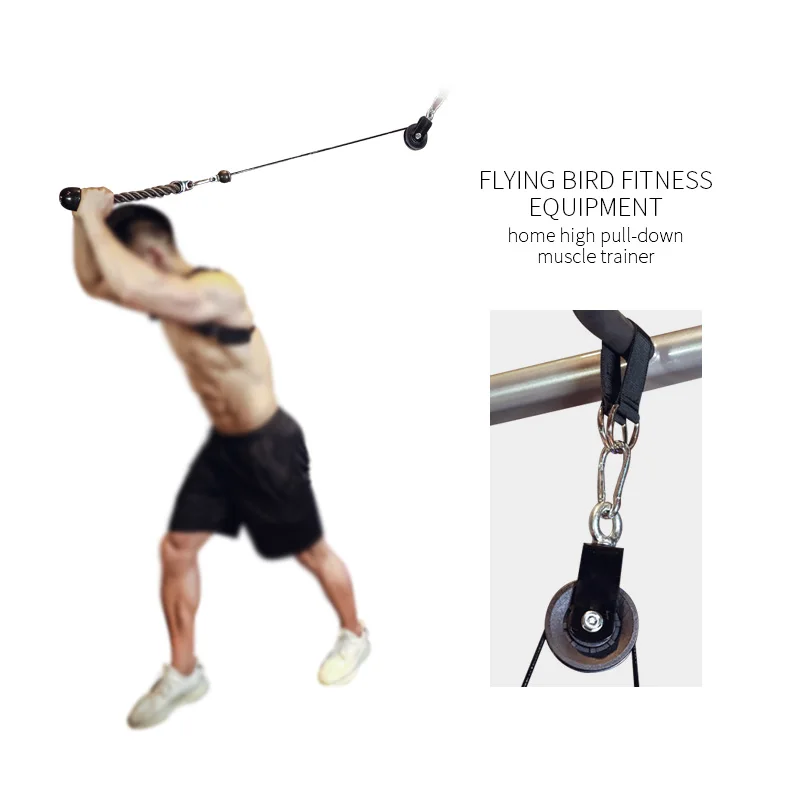 LS3053 DIY Cable Pulley System for Gym Steel Loading Pin Cable Machine  Attachment Tricep Big Bird Pull Biceps Curl Back Fore