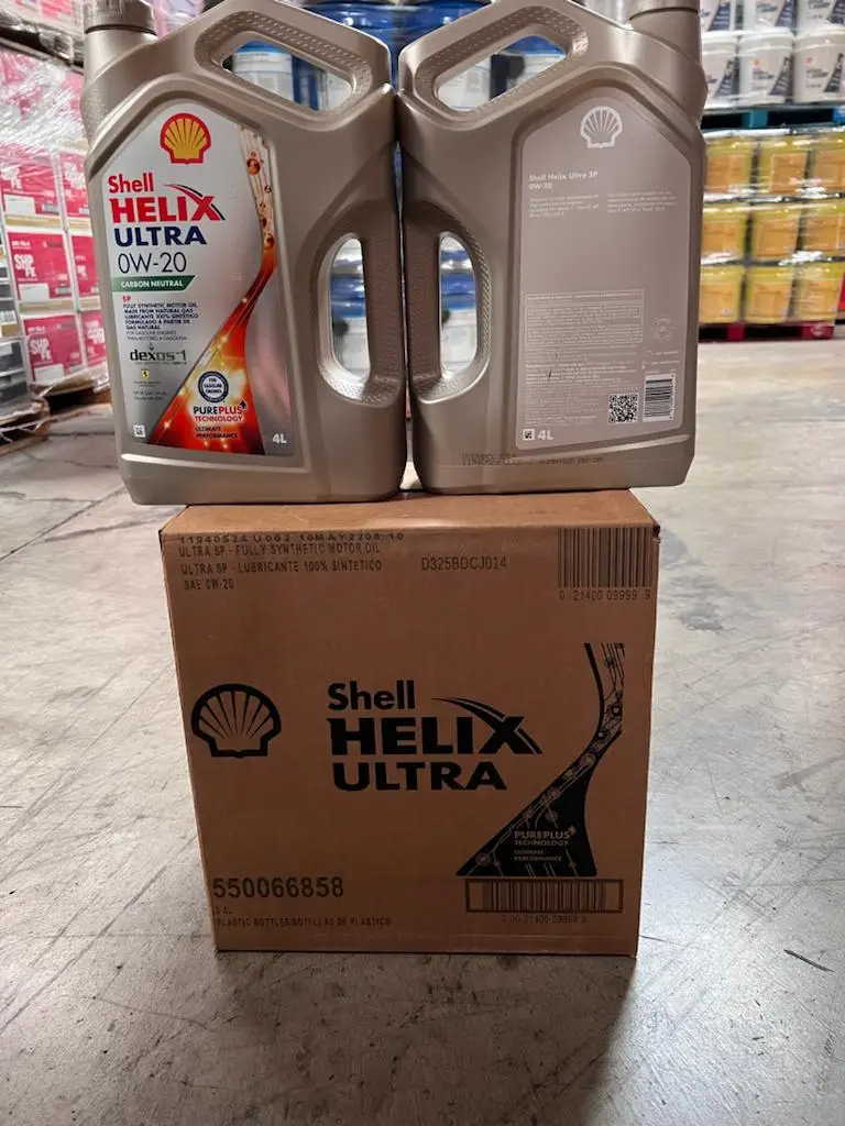 Full Synthetic Shell HELIX ULTRA 0W20 Lubricant  Oil  4 Liter