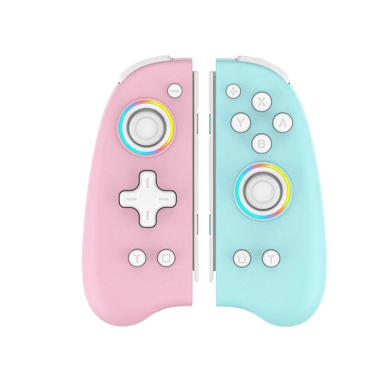 Switch Joypad - Colorful Lights Game Controllers for Nintendo