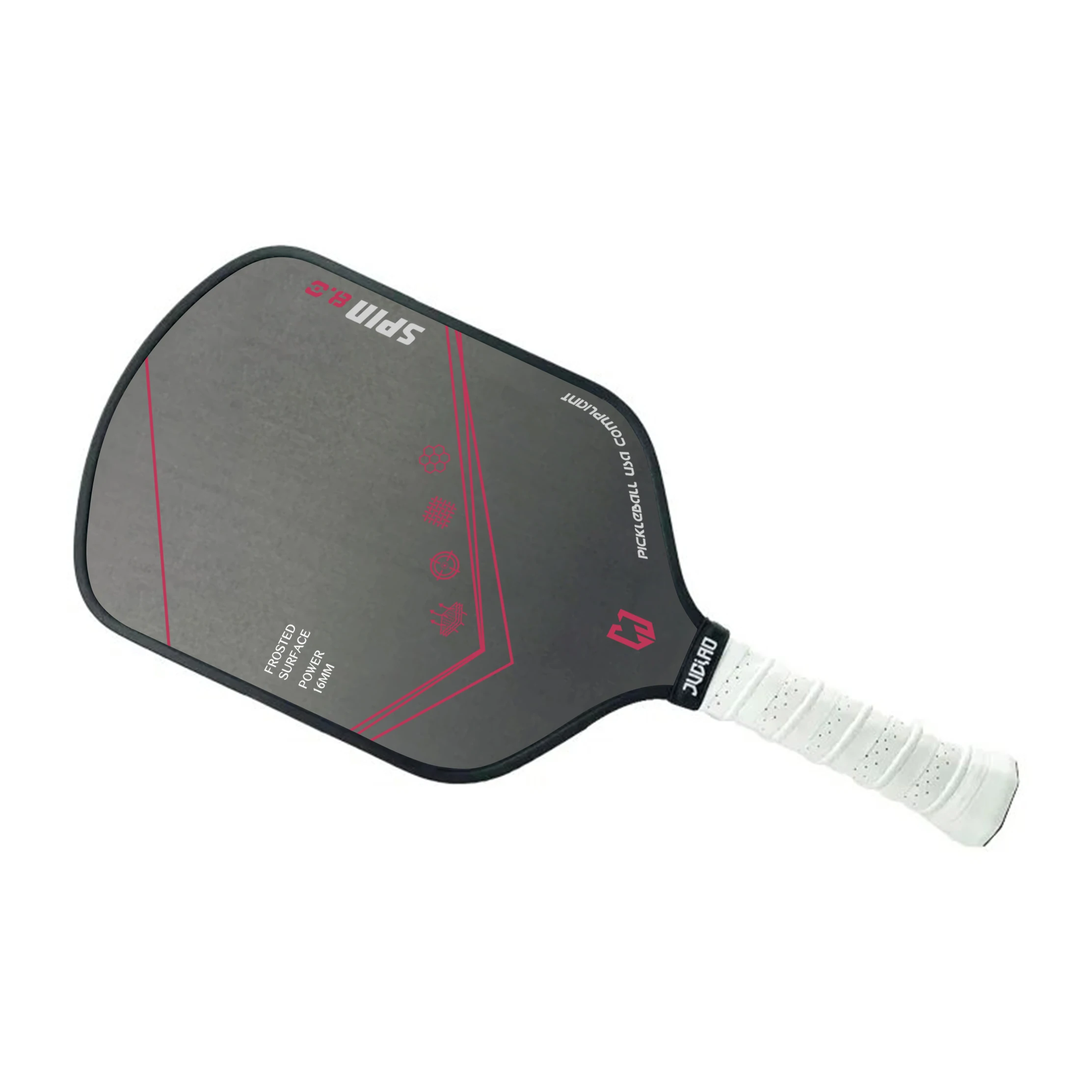 For JOOLA Ben Johns Perseus Pickleball Paddle USAPA Standard 16mm T700 Raw Carbon Fibre with 16mm Rough Surface