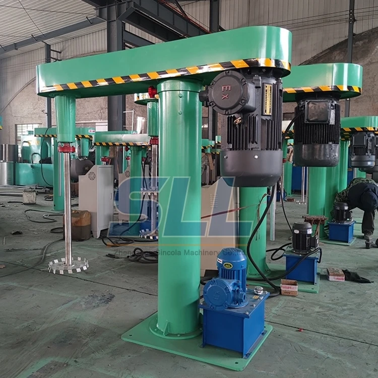 Paint Graphite Printing Oil Pigment Making Machine High Speed Hydraulic Lifting High Speed Disperser