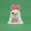 Bow-tie ghost-boo card