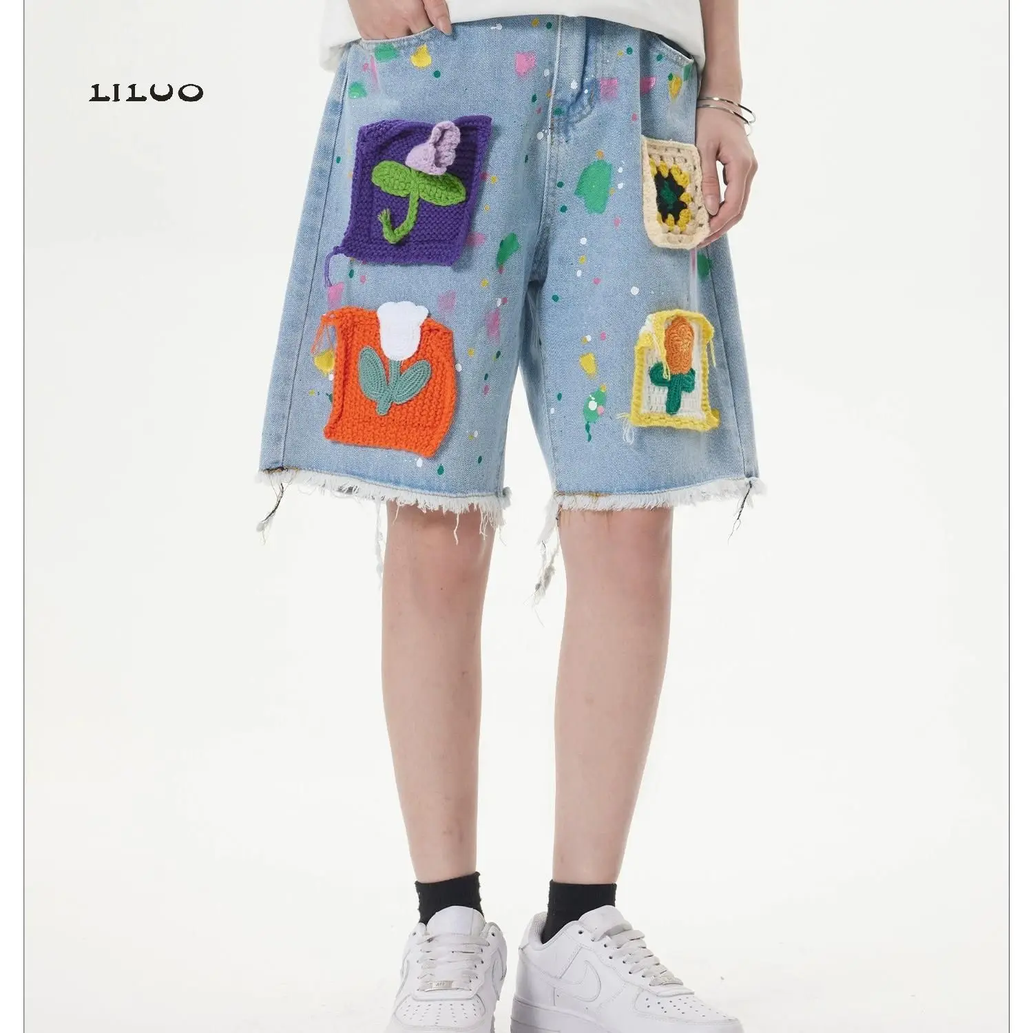 Casual Short Jeans Pants for Men Stretchy Stylish