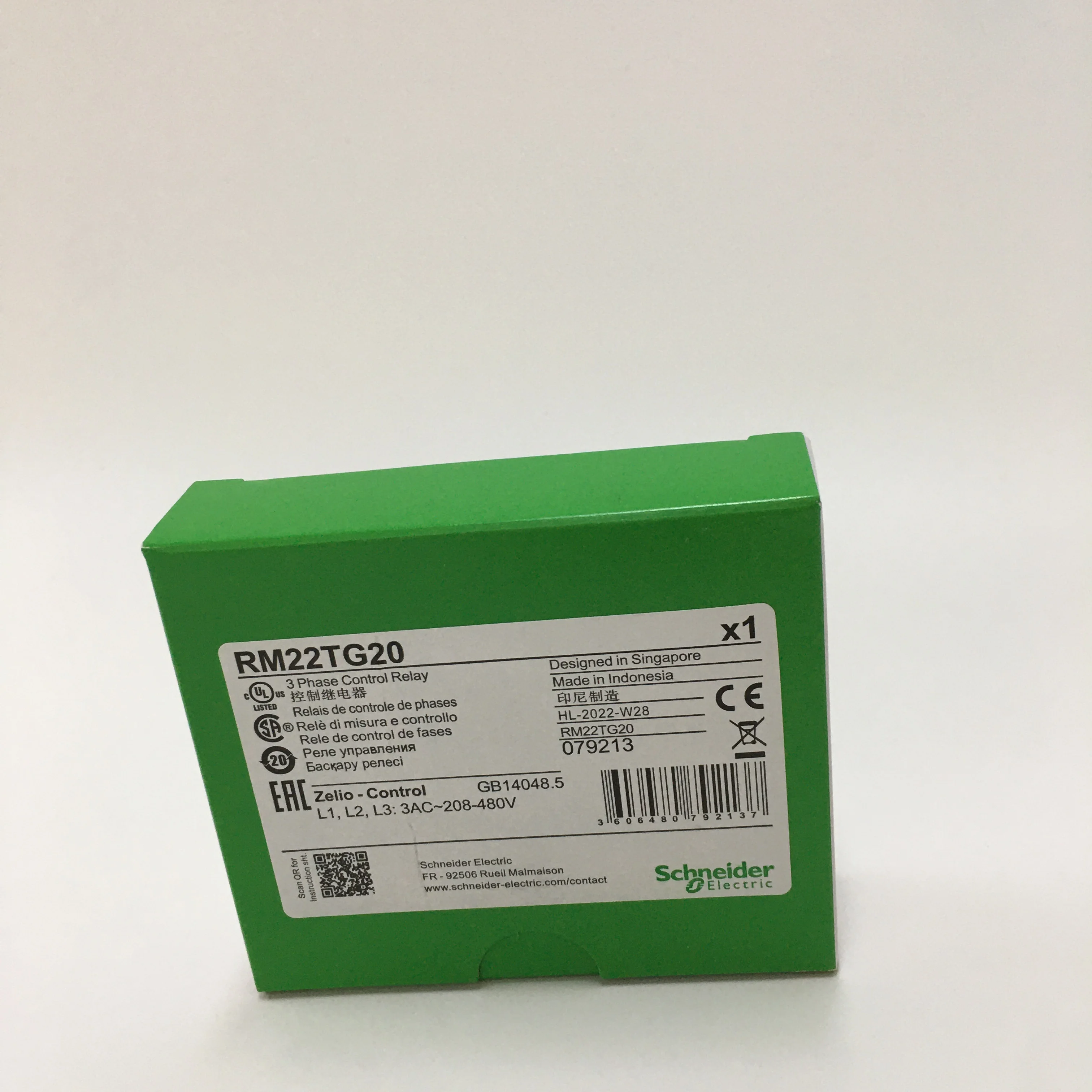 SCHNEIDER Phase Control Relay RM22TG20 SCHNEIDER Phase Control Relay RM22TG20