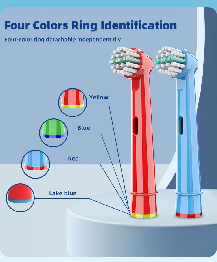 Wholesale children colorful EB10A electric toothbrush replacement heads electric toothbrush heads for oral b supplier