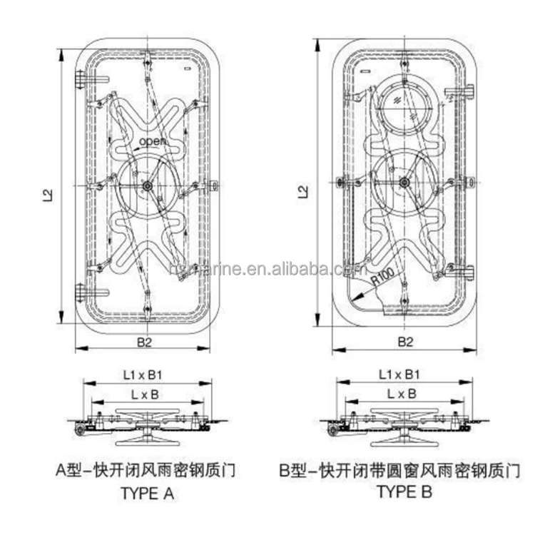 Quick Action Marine Steel Handwheel Watertight Door Buy Steel