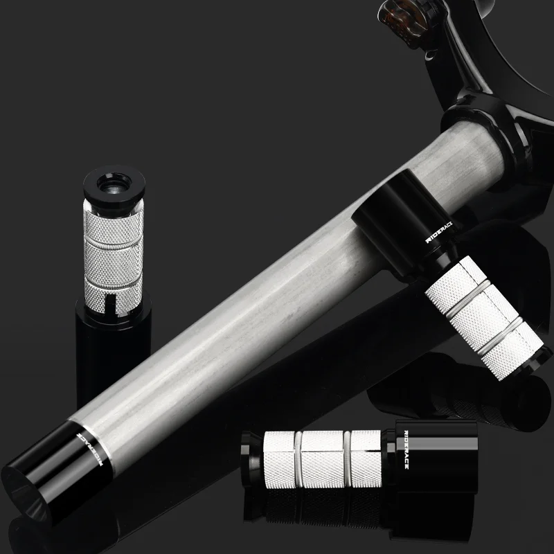 RIDERACE Bicycle Handlebar Stem Height Extender 1-1/8" (28.6mm) Alloy Fork Hidden Riser MTB Road Bike Fork Stem Extension Stem