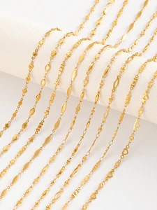 Wholesale Necklace 18K Gold Plated Stainless Steel Anti-tarnish Waterproof Stainless Steel Necklace