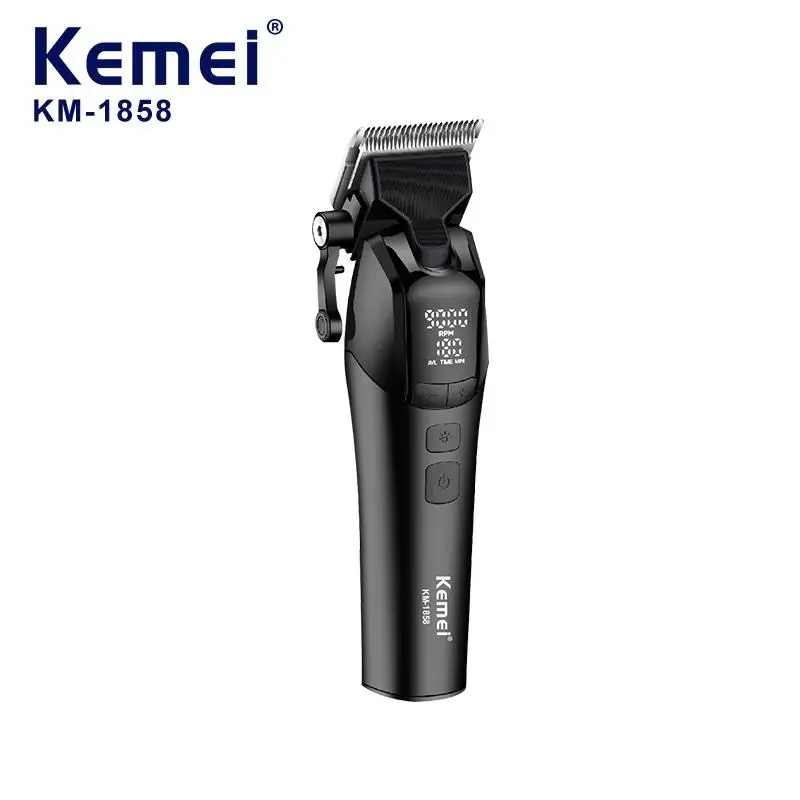 KEMEI Km-1858 Professional Cordless USB Rechargeable Hair Clipper