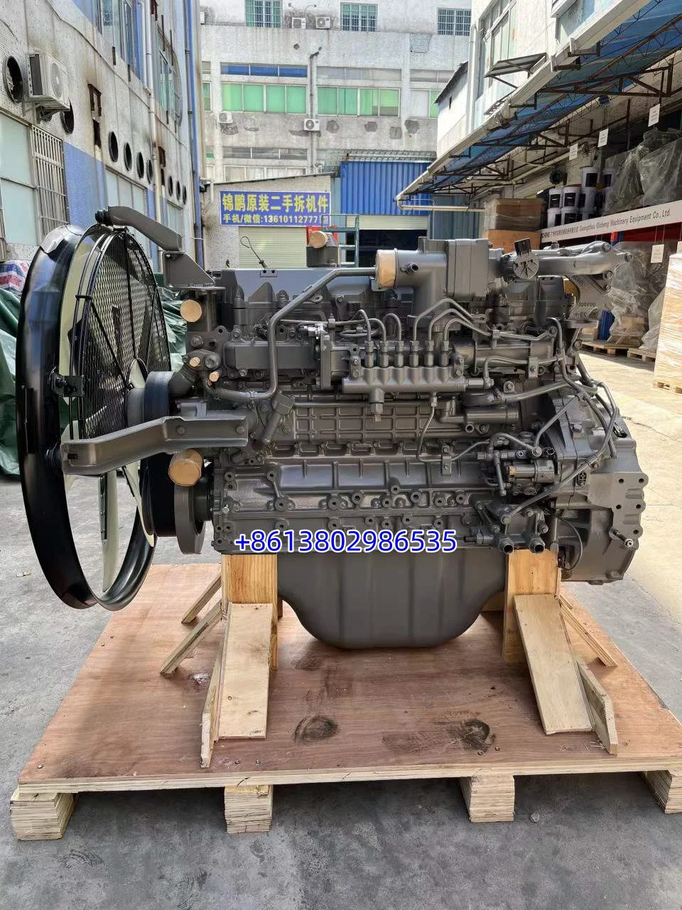 AH-6WG1XYSA-03 Diesel Engine for Excavator ZX870-3 Supercharger