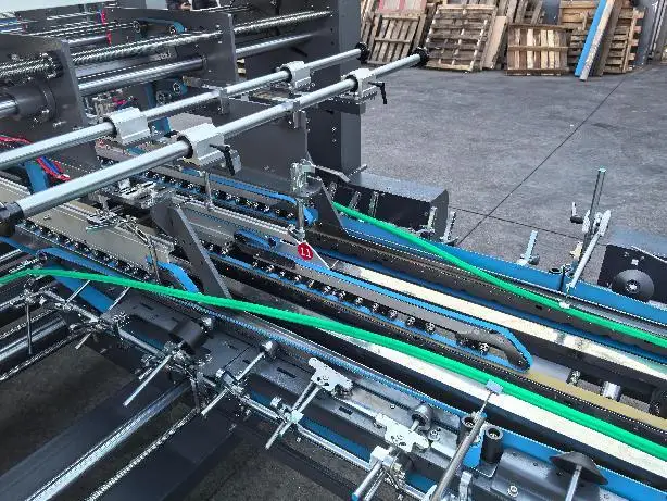 ZH-1450XAG Basic Module Automatic Crash Lock Bottom Paper Box Folder Gluer Machine 11