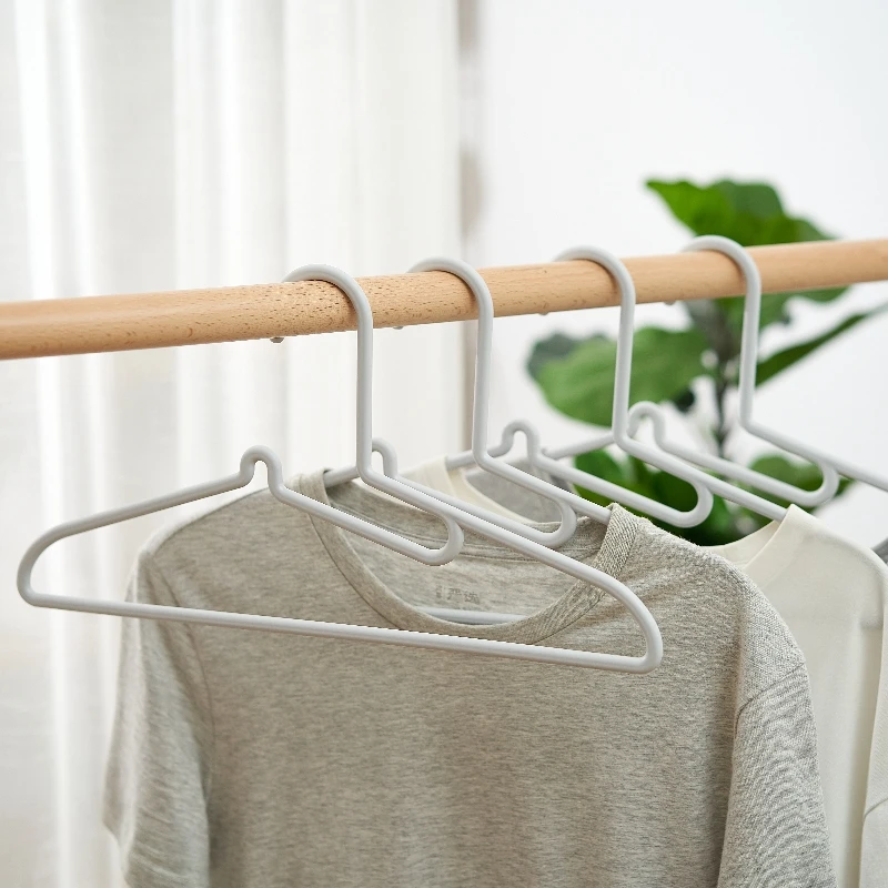 SOLELY Plastic Clothes Hanger with Collar Support Premium Quality Hanging Solution for Your Wardrobe