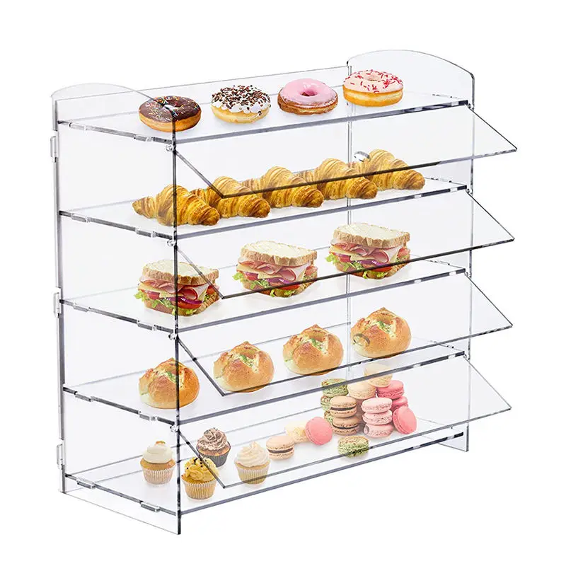 Customized Five Layer Transparent Cake and Dessert Storage Cabinet with ...