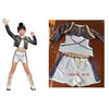 Demon Hunter Girl Group Stage Outfit D Three-Piece Set (Waist Chain Rope Style)