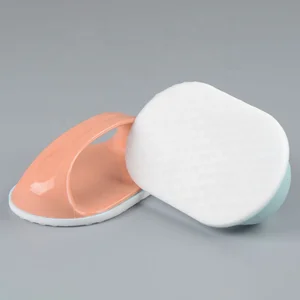 Chinese Cleaning Product for Grease Cellulosic Sponge for Kitchen Black Sponge Brush 360 Degree Rotation