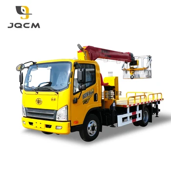 JQCM China Factory Truck Crane Manufacturer Sinotruck 4x2 Small Truck Crane