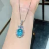 Pendentif bleu Paran