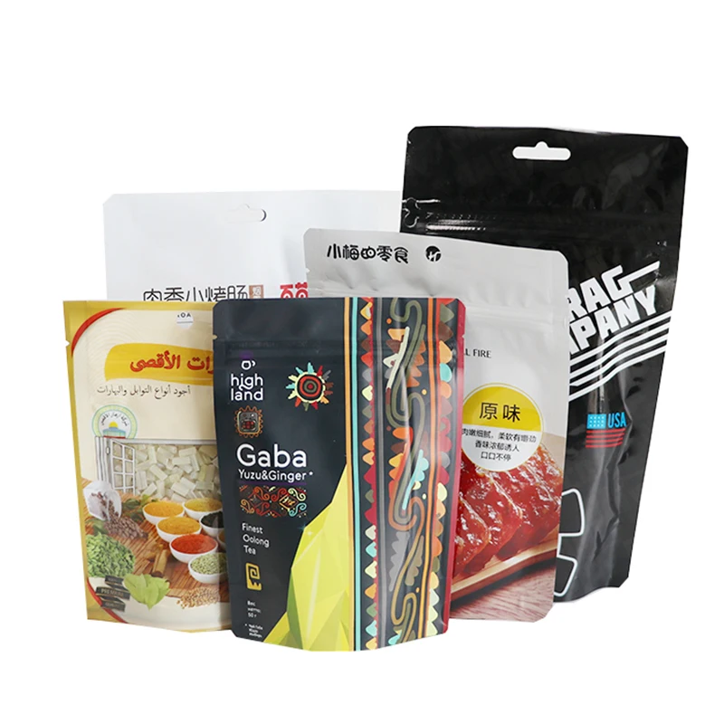 Custom Print Wholesale Colored 3.5g Baggies Aluminized Foil Smell Proof Cookie Plastic Packaging Mylar ZipLock Bags for Food