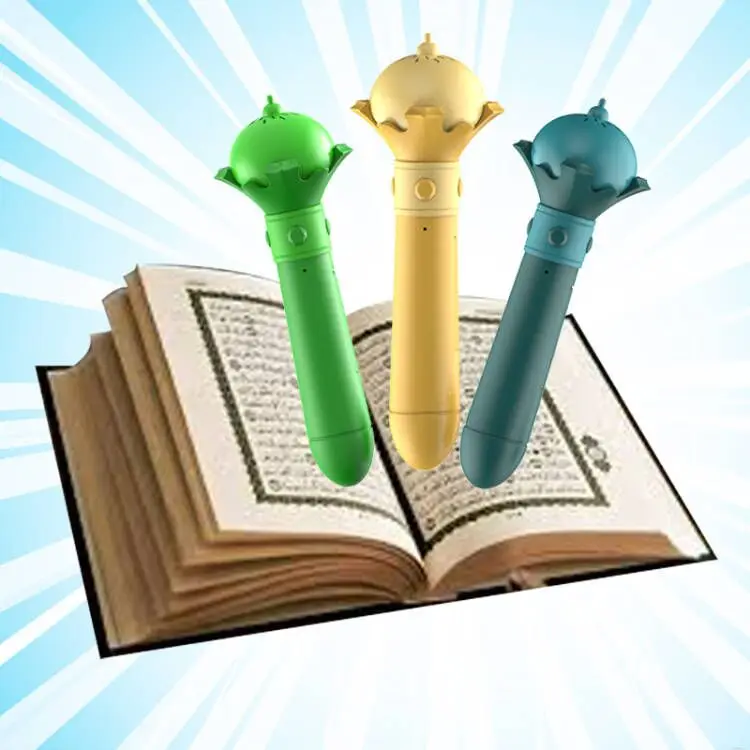 Digital Multi-Language Quran Pen Reader Educational Toy with MP3 Musical Functions Battery Operated Made Plastic for Quran Study