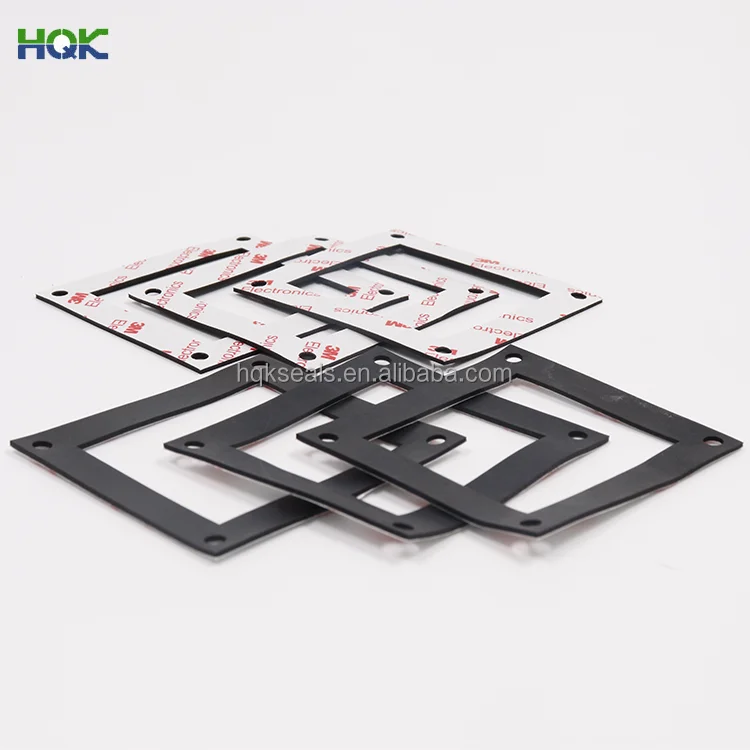 Dongguan Factory Supply High Quality 3M Adhesive Backed Rubber Silicone gasket