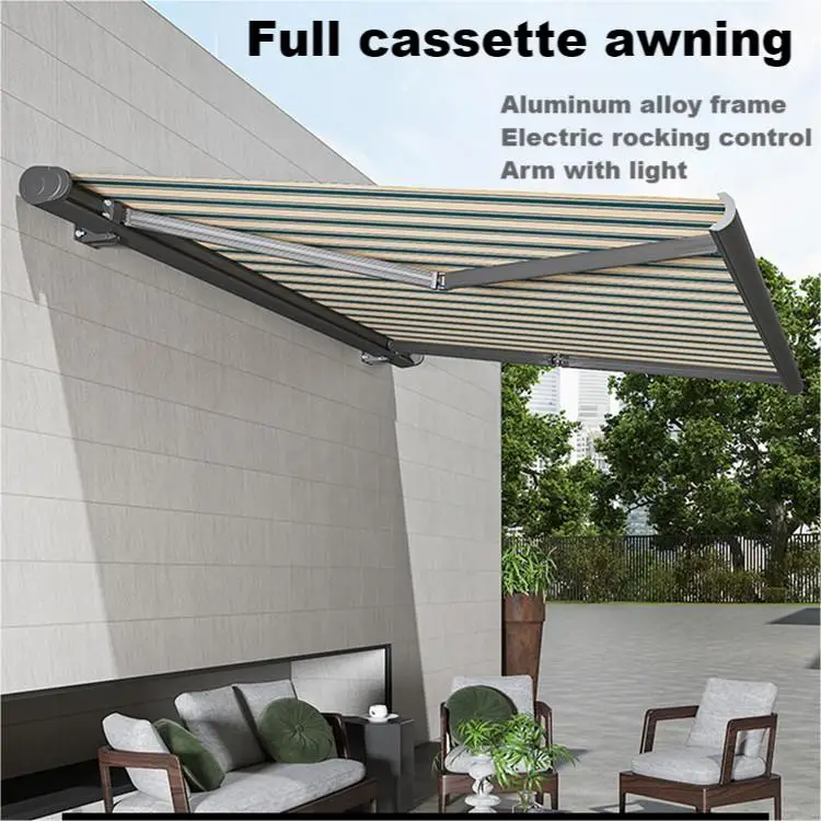 Awning Outdoor Motorized Patio Awning Sunshade Fabric Roofing Hot Sale ...