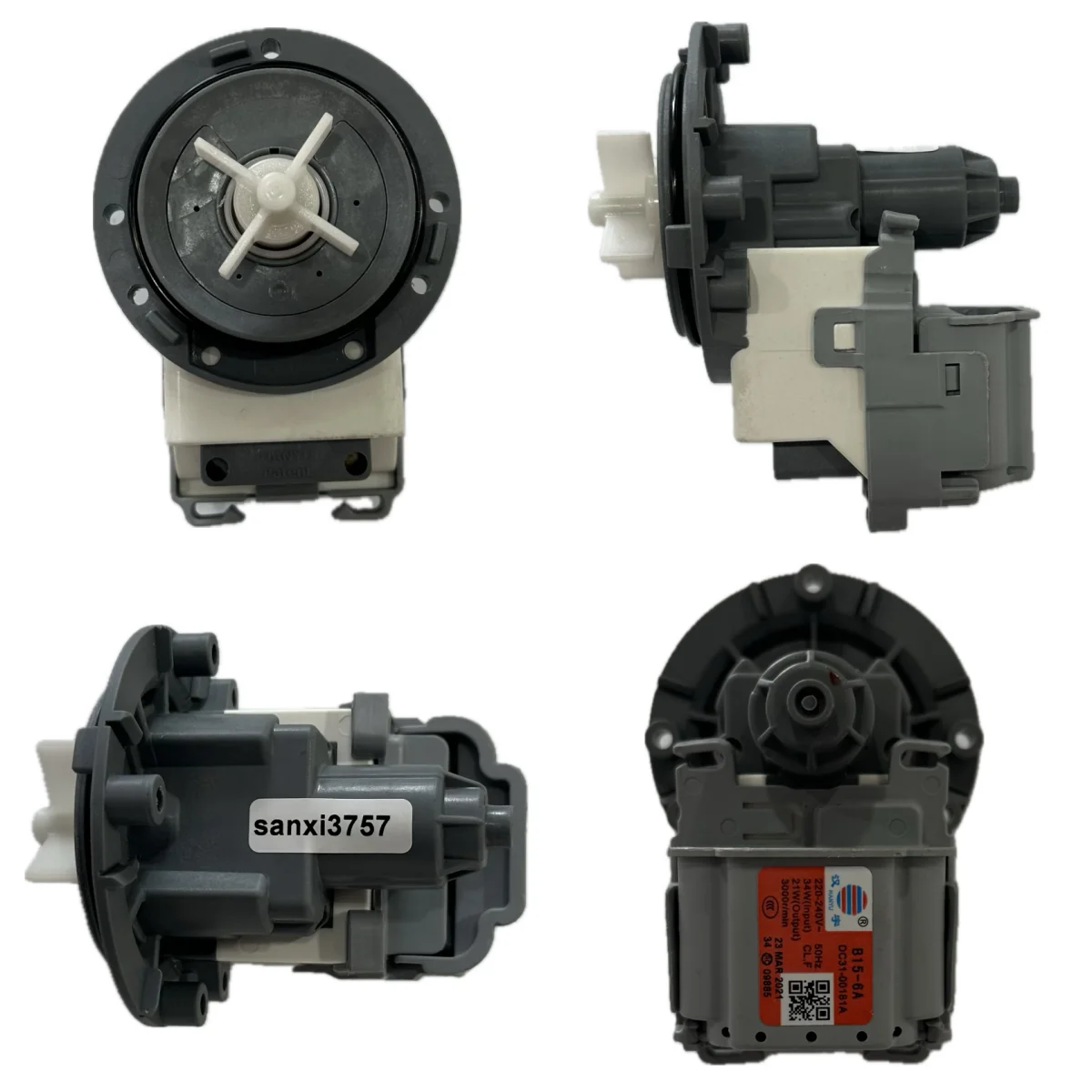 Washing Machine Pump - DC31-00181A for Samsung SX3757